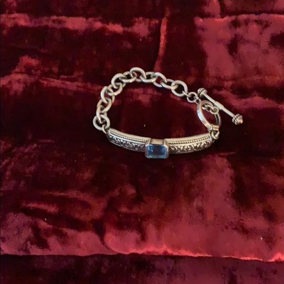 Jewelry - Gold and silver with blue amethyst from the 20’s